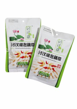 Baharatlı lotus kök, yakından görmek