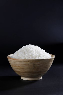 çiğ pirinç kase, yakından görmek