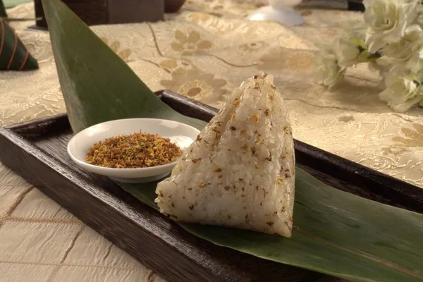もち米団子のクローズ アップ 伝統的な中華料理 — ストック写真