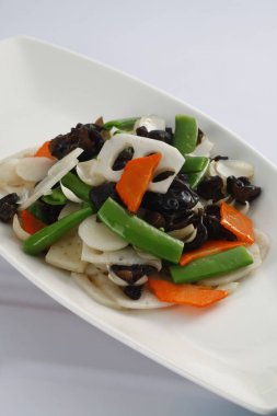 kase, yakından görmek karışık sebze 