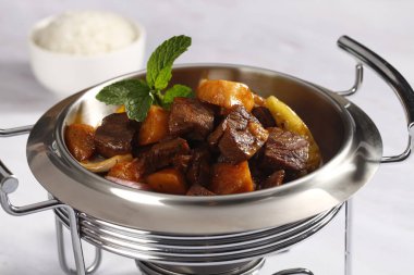 sığır eti, yakından görmek ile Çin yam 