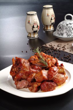 kızarmış tavuk yemeği, yakından görmek 