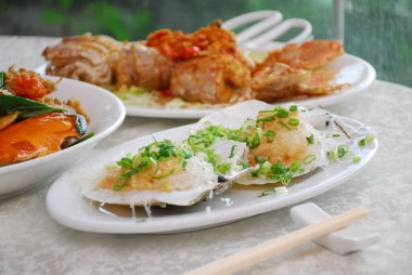 Asya restoranında nefis deniz ürünleri