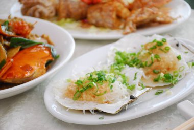 Asya restoranında nefis deniz ürünleri