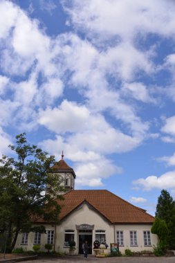 Shiga blumen hugel çiftlik manzarası, Japonya