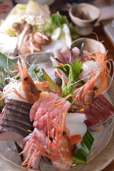 Close Seafood Plate — стоковое фото