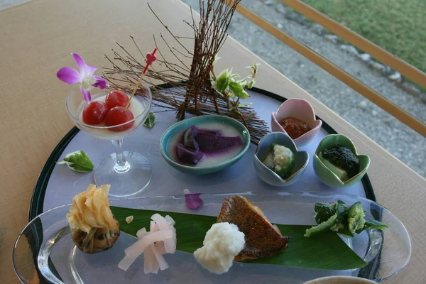 Close Van Aziatisch Eten Tafel — Stockfoto