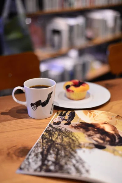 Close Cup Coffee Table — Stock Photo, Image