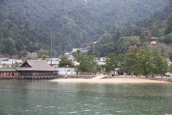 Shinto Shrine Lake Mountain — Stock Photo, Image