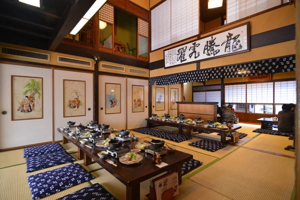 Restaurant Interior Served Tables Japan — Stock Photo, Image