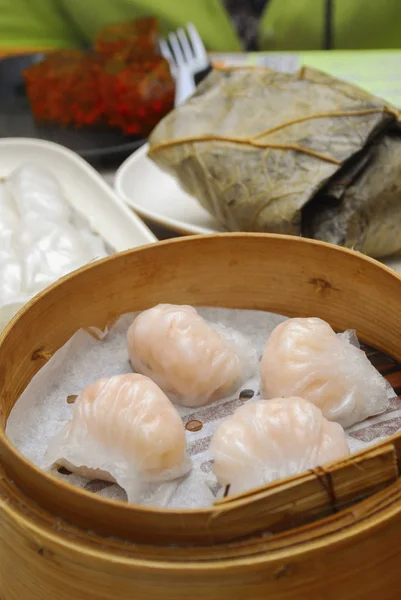 Asian Rice Dumplings Steam Pot — Stock Photo, Image