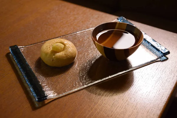 Gustoso Dessert Tavola — Foto Stock