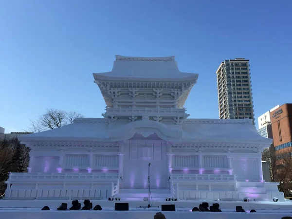 Dom Sapporo Snow Festival — Zdjęcie stockowe