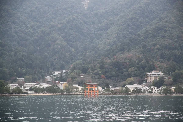 Santuario Shinto Con Lago Japón — Foto de Stock