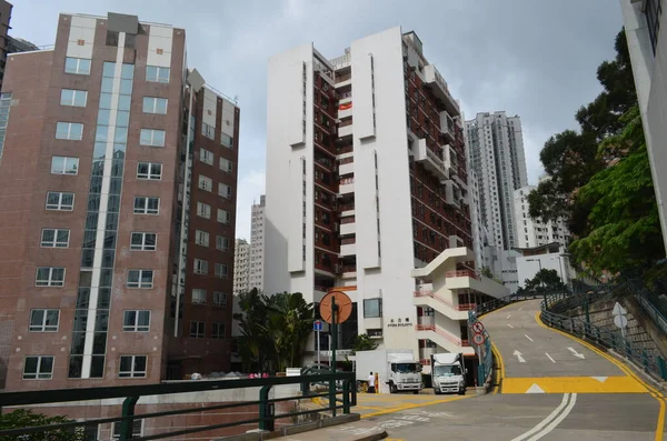 Moderne Wijk Hong Kong China — Stockfoto