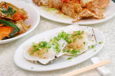 Asya restoranında nefis deniz ürünleri