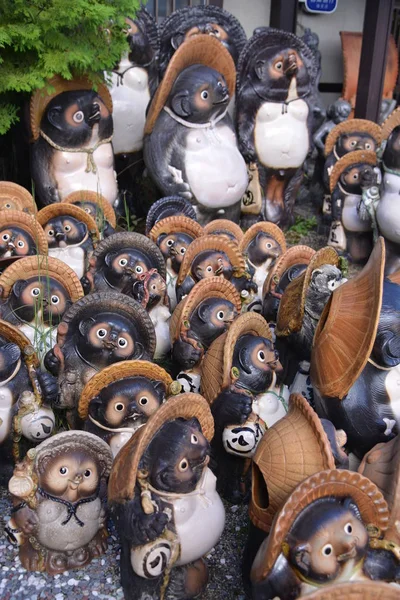 Grupo Figuras Animales Divertidos Japón — Foto de Stock