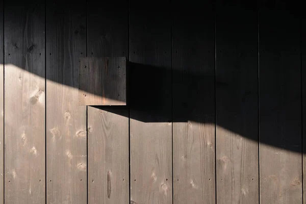 板で作られた木製の壁 — ストック写真