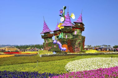 Taichung Uluslararası Çiçek Halı Festivali Sinshe 'de