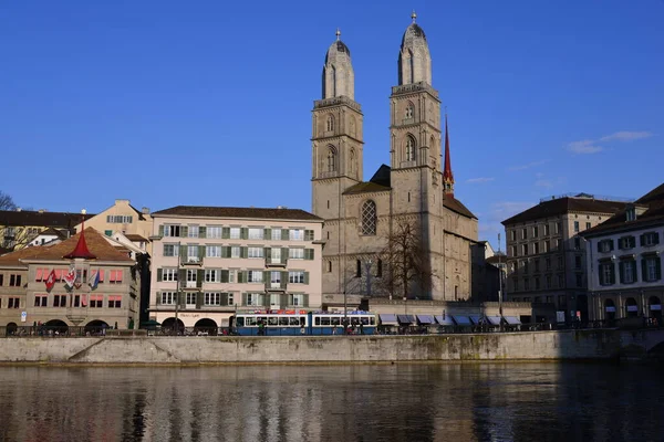 Scenic view of the Cruise Zurich Lake — Stock Photo, Image