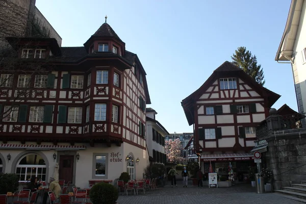 Buildings Exterior Lucerne Switzerland — Stock Photo, Image
