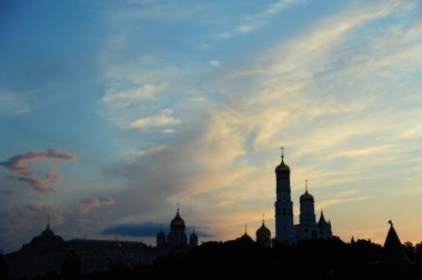Moskova Kremlin 'in Silueti