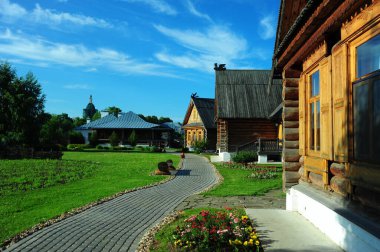 Pushkarskaya Sloboda 'da boş bir sokak