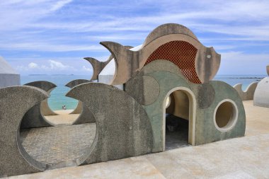 Wangan Yeşil Kaplumbağa Turizm ve Koruma Merkezi Penghu 'nun sahne çekimi