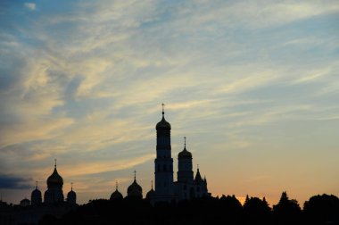 Moskova Kremlin 'in Silueti