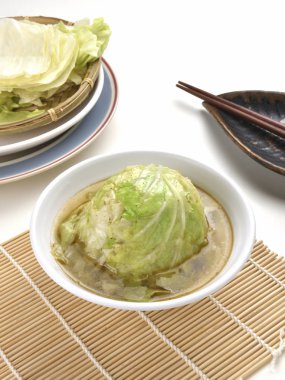 lahana çorbası, Asya yemeği.