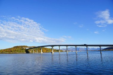 Scenic natural landscape of Hurtigruten