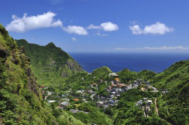 Ruifang bölgesindeki Jinguashi kasabası, New Taipei, Tayvan.