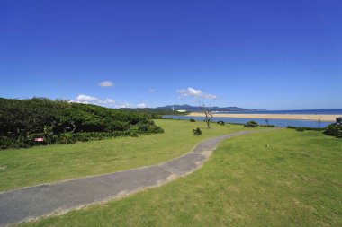Side shot of Fulong Beach District City