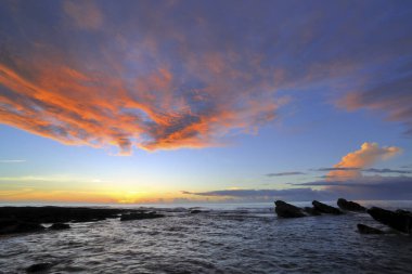 Scenic shot of coast in Taitung County