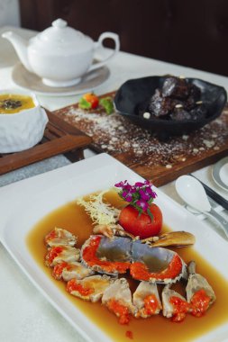 Yengeçli yemek - Asya yemeği