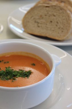 High angle shot of the soup Matterhorn Glacier Paradise