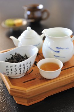 Still life teapot set of Taiwan High mountain tea