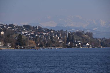 Scenic view of the Cruise Zurich Lake