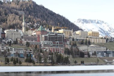 Peaceful scenic view of St Moritz