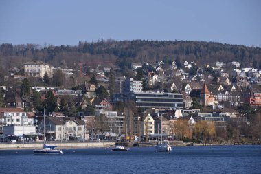 Scenic view of the Cruise Zurich Lake
