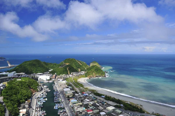 Scenic shot of Nanfangao Fishing Port — Stock Photo, Image