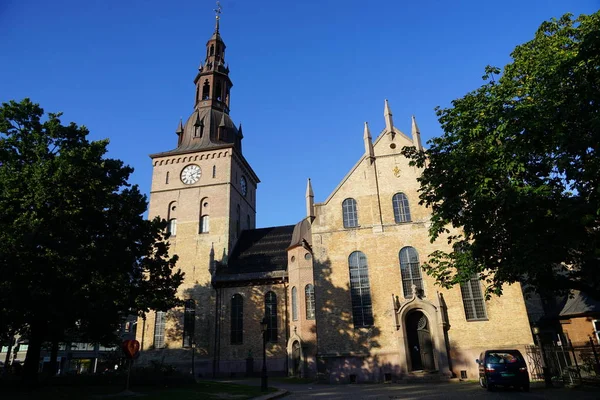 Catedral Oslo Durante Día Noruega — Foto de Stock