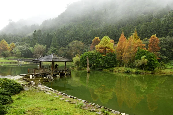 Paisaje Vista Del Área Recreación Forestal Nacional Mingchi — Foto de Stock