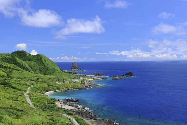 Scenic shot of Mantou Rock Lanyu island — 스톡 사진