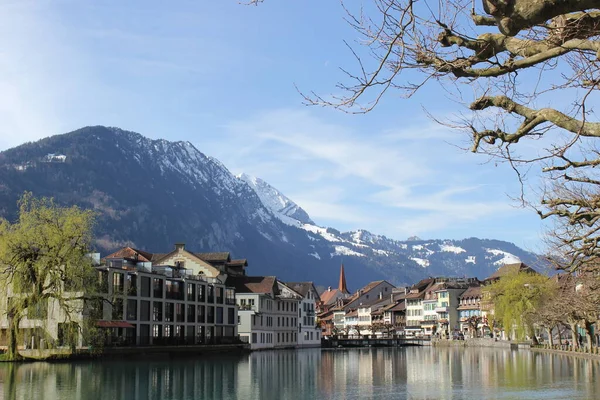 Pemandangan yang indah dari Interlaken — Stok Foto