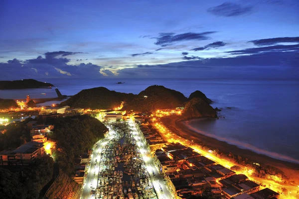 Высокоугольный снимок порта Суао — стоковое фото