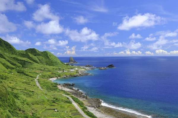 Imagem panorâmica da ilha de Mantou Rock Lanyu — Fotografia de Stock