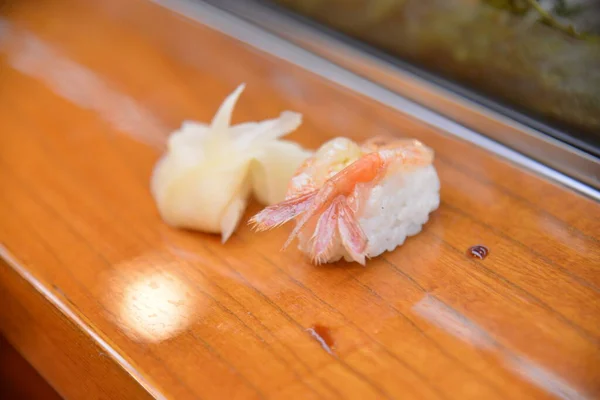 Side shot of the Japanese traditional foodsashimi — Stok fotoğraf