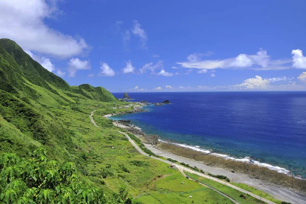 Side shot of the coast in Lanyu island — 스톡 사진