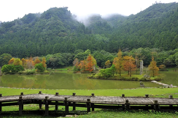 Landschaft Blick Auf Mingchi National Forest Erholungsgebiet — Stockfoto